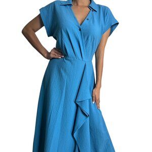 Calvin klein women's, Casual Miini-dress Blue size large